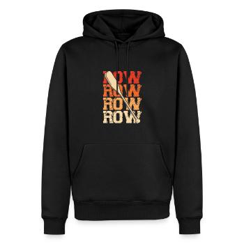 Paie de gouvernail - Sweat à capuche Premium bio Homme - noir - Devant - Nico (187cm)