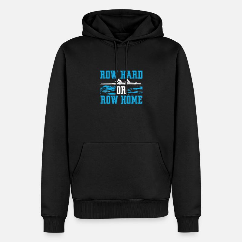 Ranger dur ou ranger après - Sweat à capuche Premium bio Homme - noir