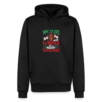 Schnurrhaare Und Wünsche - Männer Premium Bio Hoodie - Schwarz - Vorne - Nico (187cm)
