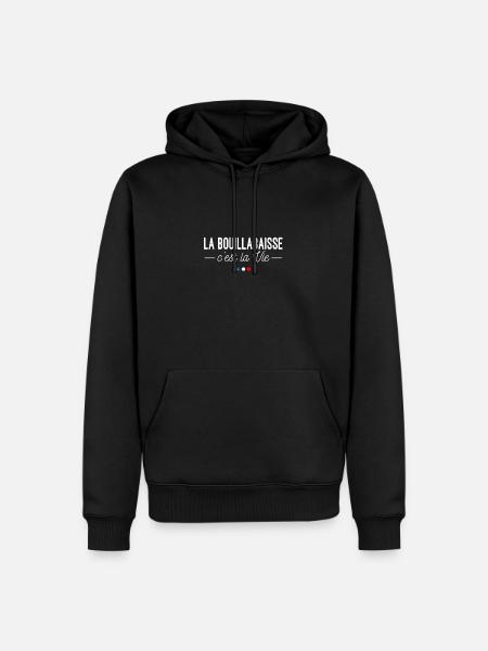Bouillabaisse is Life! Provence Recipe - Men’s Premium Organic Hoodie - black