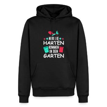 Garten Spielen - Männer Premium Bio Hoodie - Schwarz - Vorne - Nico (187cm)