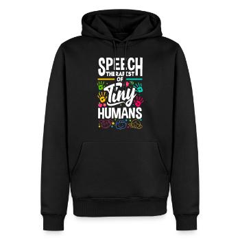 Speech Language Pathologist Pediatric Speech - Männer Premium Bio Hoodie - Schwarz - Vorne - Nico (187cm)