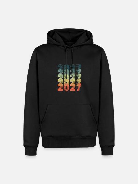 Year 2027 - Men’s Premium Organic Hoodie - black