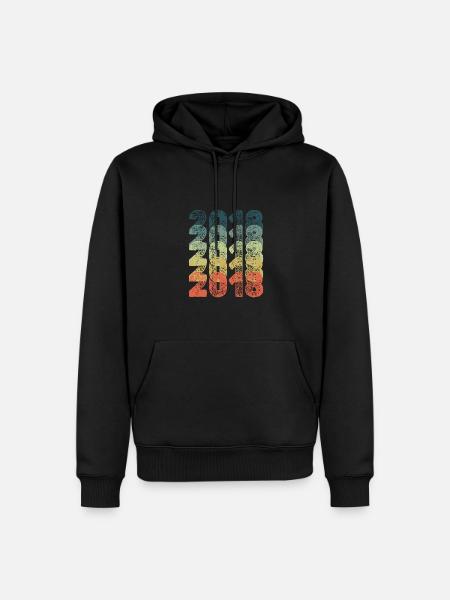 2018 - Men’s Premium Organic Hoodie - black