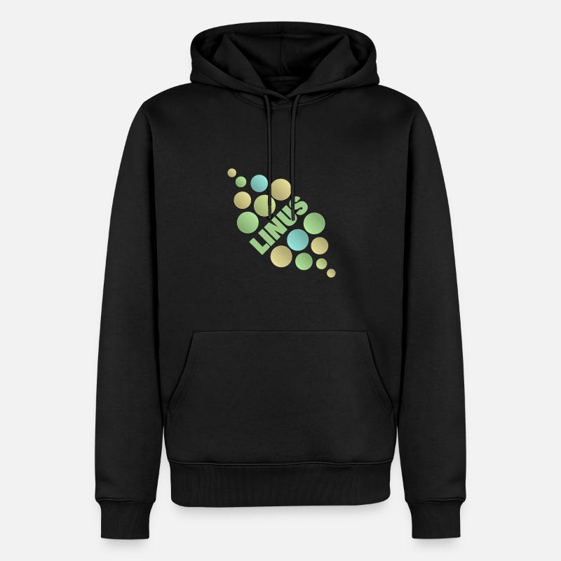 Geschenkidee Linus - Männer Premium Bio Hoodie - Schwarz