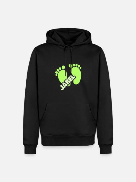 Jarel - Men’s Premium Organic Hoodie - black