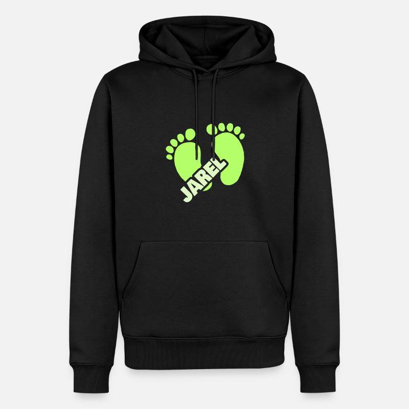 Jarel - Sweat à capuche Premium bio Homme - noir