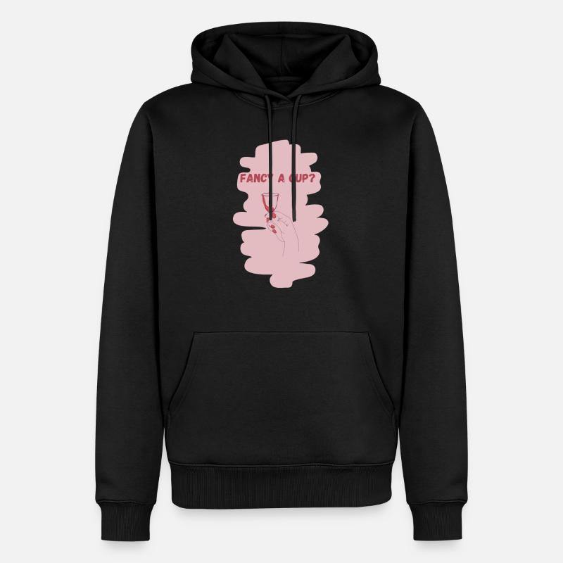 Fancy a cup - Sweat à capuche Premium bio Homme - noir