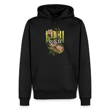 Norse Viking Mythology Design for Viking Warriors - Männer Premium Bio Hoodie - Schwarz - Vorne - Nico (187cm)