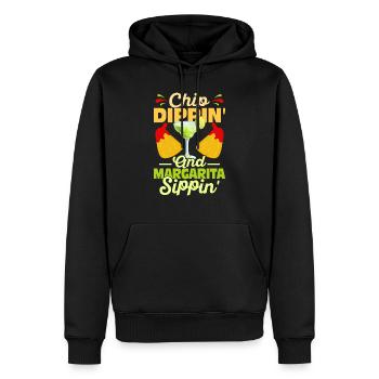 Chip Dippin' And Margarita Sippin' Nacho Cinco De - Männer Premium Bio Hoodie - Schwarz - Vorne - Nico (187cm)