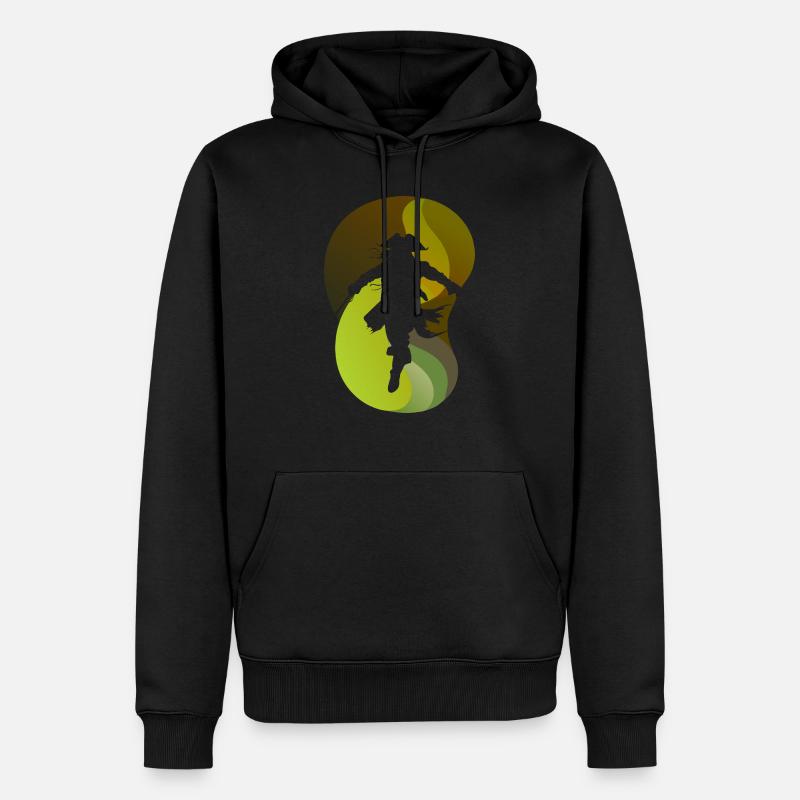 Pirate Drapeau pirate Bateau pirate - Sweat à capuche Premium bio Homme - noir