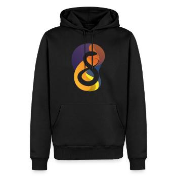 Snakes Snake - Men’s Premium Organic Hoodie - black - Front - Nico (187cm)