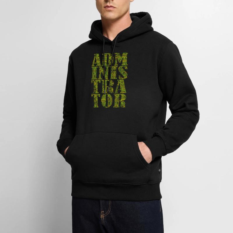 Administrator Admin IT EDP Computer PC Network Men’s Premium Organic Hoodie