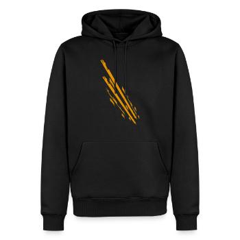 Lignes de vêtements et de tenues sportives - Sweat à capuche Premium bio Homme - noir - Devant - Nico (187cm)