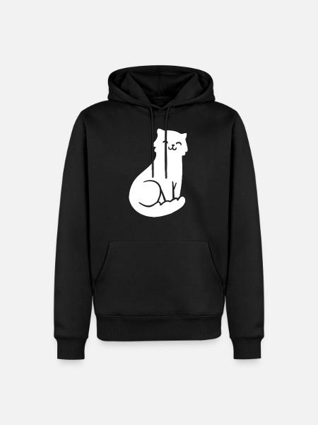 Cat Cats - Men’s Premium Organic Hoodie - black