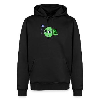 turtle - turtle - Men’s Premium Organic Hoodie - black - Front - Nico (187cm)
