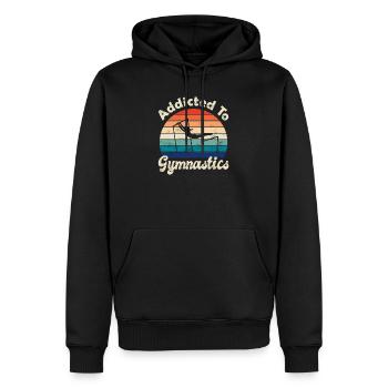 Artistic gymnastics Gymnastics - Men’s Premium Organic Hoodie - black - Front - Nico (187cm)