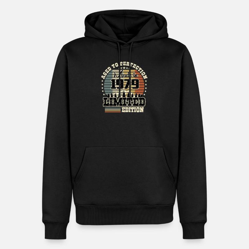 Édition limitée 1979 - Sweat à capuche Premium bio Homme - noir