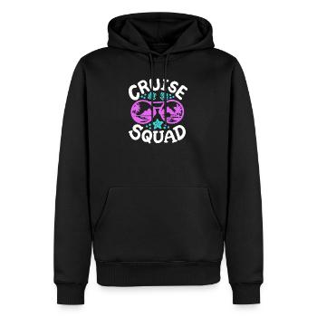 Kreuzfahrt Familien Truppe - Männer Premium Bio Hoodie - Schwarz - Vorne - Nico (187cm)