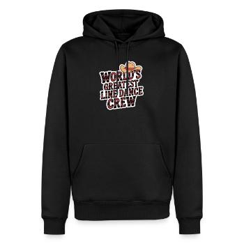 Weltbeste Line Dance Crew - Männer Premium Bio Hoodie - Schwarz - Vorne - Nico (187cm)