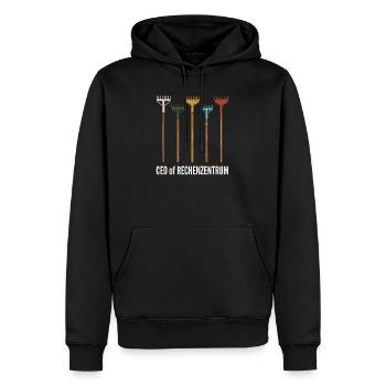 Rechenzentrum Gärtner Garten Gartenarbeit - Männer Premium Bio Hoodie - Schwarz - Vorne - Nico (187cm)
