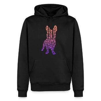 Welsh Corgi Cardigan Propriétaire de chien Welsh Corgi - Sweat à capuche Premium bio Homme - noir - Devant - Nico (187cm)