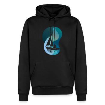 Segelboote Segler - Männer Premium Bio Hoodie - Schwarz - Vorne - Nico (187cm)