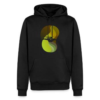 Nageurs Sauveteur Snorkeling - Sweat à capuche Premium bio Homme - noir - Devant - Nico (187cm)