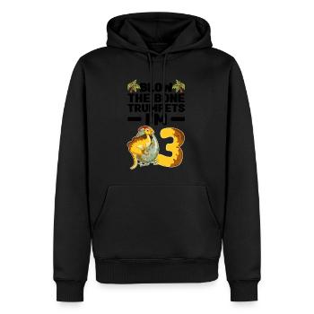 Dinosaurier Geschenke | Dino Kinder Geburtstage - Männer Premium Bio Hoodie - Schwarz - Vorne - Nico (187cm)