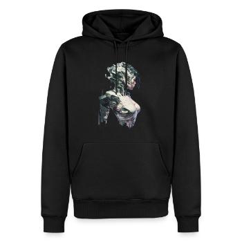 Anime No13 - Männer Premium Bio Hoodie - Schwarz - Vorne - Nico (187cm)