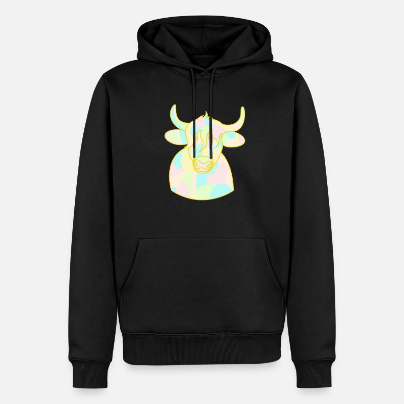 Opal Kuschelbulle - Männer Premium Bio Hoodie - Schwarz