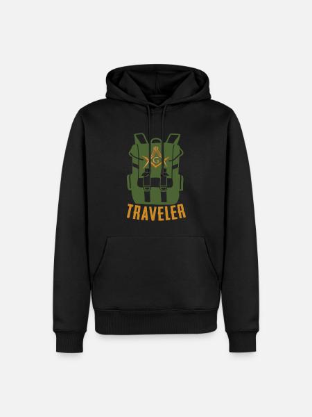 Masonic Freemasonry Fraternal - Männer Premium Bio Hoodie - Schwarz