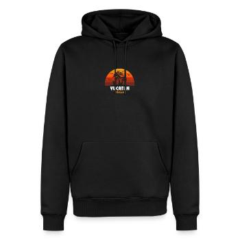 Retro Yucatan Mexico Sunset Cool Vintage Vacation - Men’s Premium Organic Hoodie - black - Front - Nico (187cm)