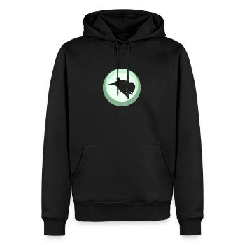 Wingsuit Flying - Men’s Premium Organic Hoodie - black - Front - Nico (187cm)