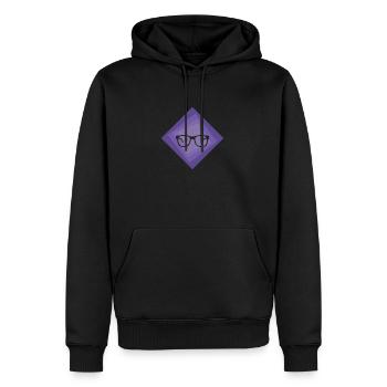 Leseratte Writing Lesen - Männer Premium Bio Hoodie - Schwarz - Vorne - Nico (187cm)