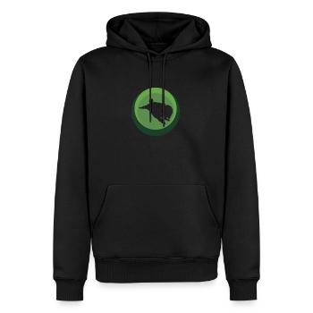 Wingsuit Fliegen Gleiter Stuntman - Männer Premium Bio Hoodie - Schwarz - Vorne - Nico (187cm)