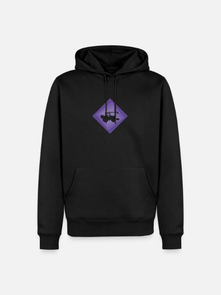 Landwirt Bauer Hof - Männer Premium Bio Hoodie - Schwarz