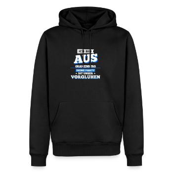 Geschenk für Menschen aus ORANIENBURG - Männer Premium Bio Hoodie - Schwarz - Vorne - Nico (187cm)