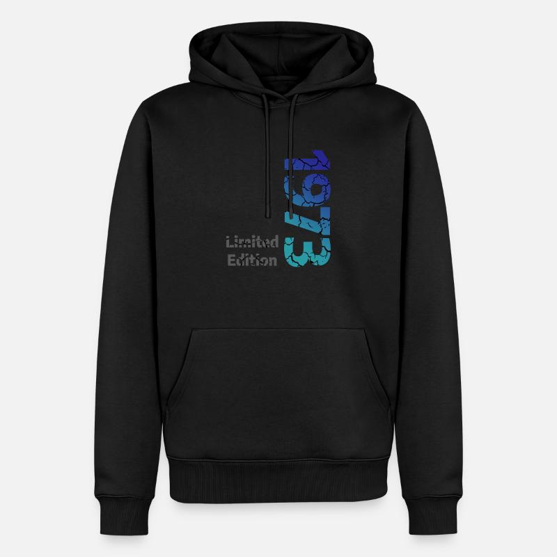 1973 Édition limitée - Sweat à capuche Premium bio Homme - noir