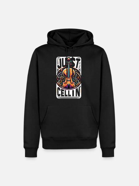 Just Cellin' 5 - Men’s Premium Organic Hoodie - black