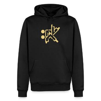 _judo_01 - Männer Premium Bio Hoodie - Schwarz - Vorne - Nico (187cm)