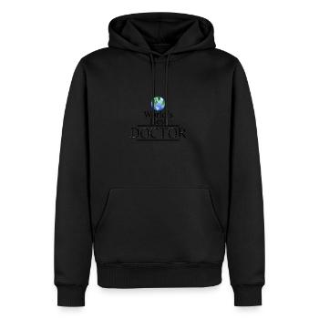 Weltbester Doktor - Männer Premium Bio Hoodie - Schwarz - Vorne - Nico (187cm)