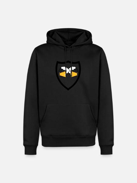 Beer emblem 3c - Men’s Premium Organic Hoodie - black