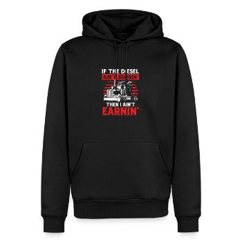 Fernfahrer LKW Fahrer Lastwagenfahrer - Männer Premium Bio Hoodie - Schwarz - Vorne - Nico (187cm)