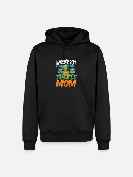 Turtle Mom Turtle Lover - Men’s Premium Organic Hoodie - black