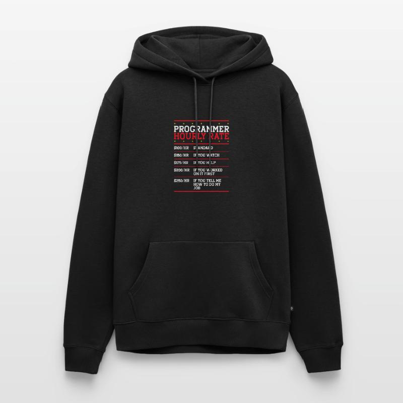 Programmierer Coder Code Computer Männer Premium Bio Hoodie