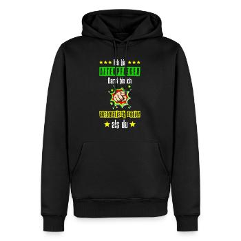 Altenpfleger Altenpflege Pfleger Beruf Altenheim - Männer Premium Bio Hoodie - Schwarz - Vorne - Nico (187cm)