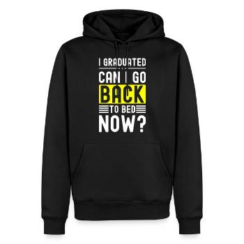 Universität Campus Schule Bachelor - Männer Premium Bio Hoodie - Schwarz - Vorne - Nico (187cm)