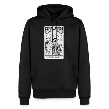 Tarot The Dad - Men’s Premium Organic Hoodie - black - Front - Nico (187cm)