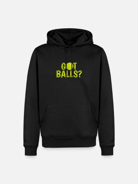 Fun tennis - Men’s Premium Organic Hoodie - black